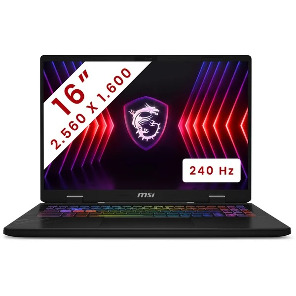 MSI Crosshair 16 HX AI (D2XWGKG-004BE) 16" gaming laptop